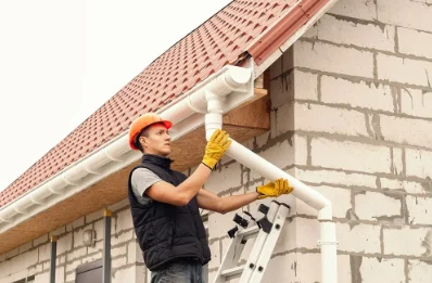 Pose et remplacement de gouttières à Vieux-Manoir